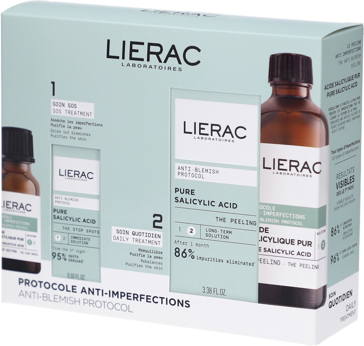 Lierac Protocole Anti-Pickel Set 1 St Kombipackung