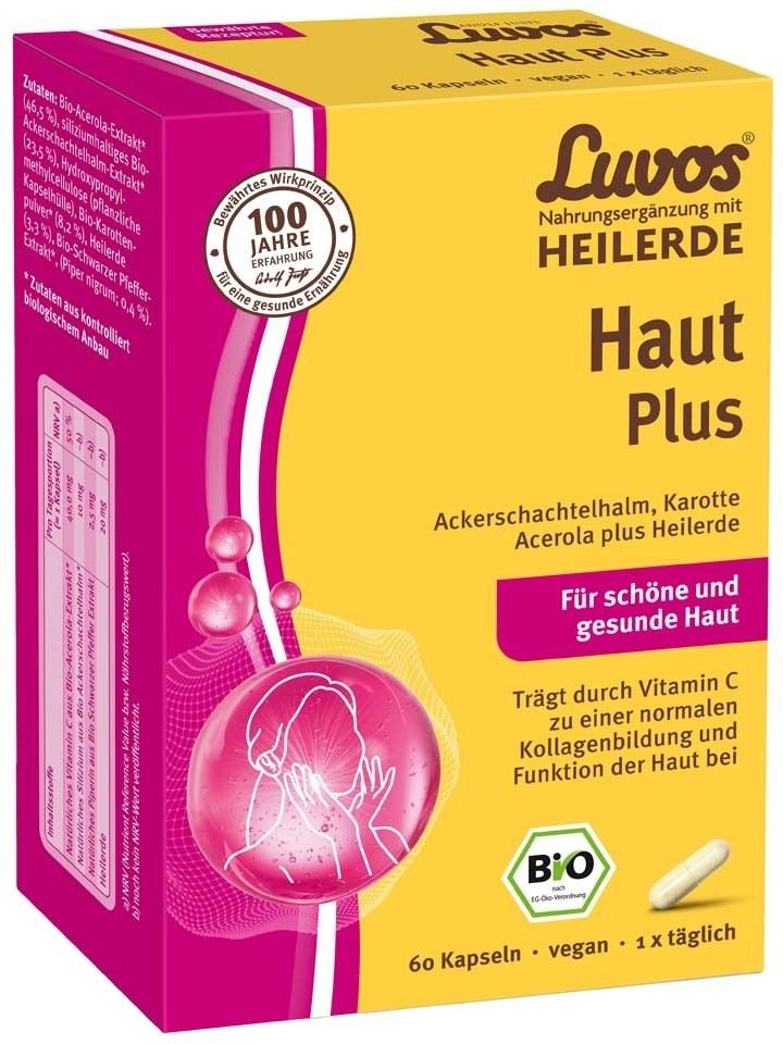 Luvos Heilerde Haut Plus Bio 60 St Kapseln