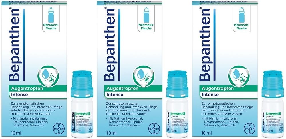Bepanthen Augentropfen Intense x3 3x10 ml