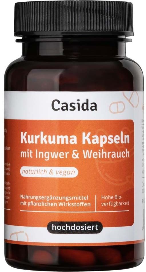 KURKUMA+INGWER+Weihrauch Kapseln hochdosiert 90 St