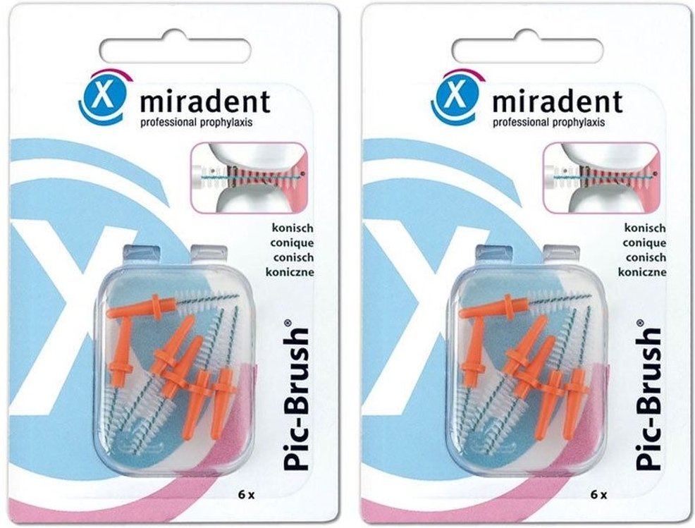 Miradent Picberb Koni Ora6 x2 2x6 St Zahnbürste