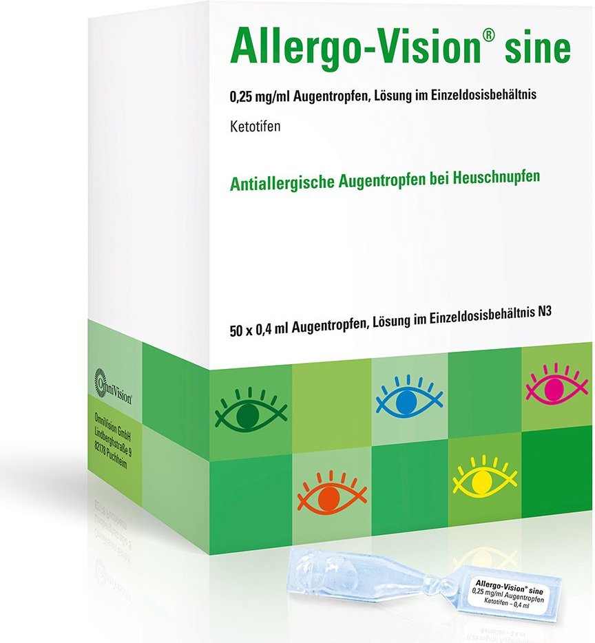 Allergo-Vision sine 0,25 mg/ml AT im Einzeldo.beh. 50x0,4 ml Einzeldosispipetten