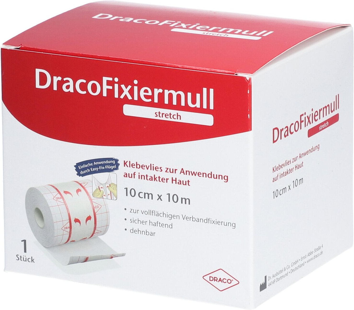 Dracofixiermull stretch 10 cmx10 m