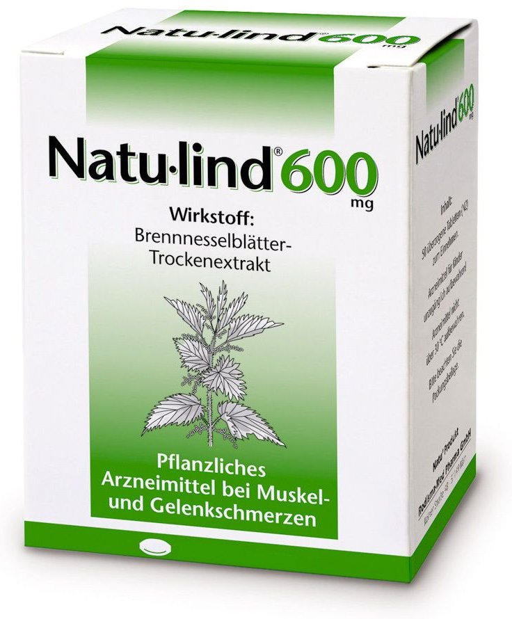 Natulind 600 mg überzogene Tabletten 20 St Überzogene