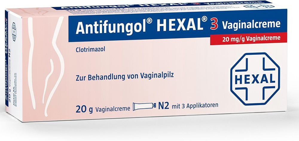 Antifungol Hexal 3 Vaginalcreme 20 g