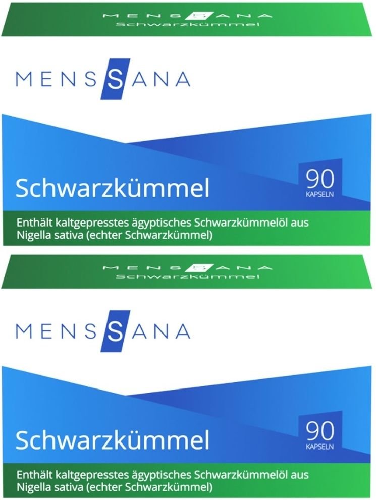Schwarzkümmel Menssana Kapseln 2x 2x90 St
