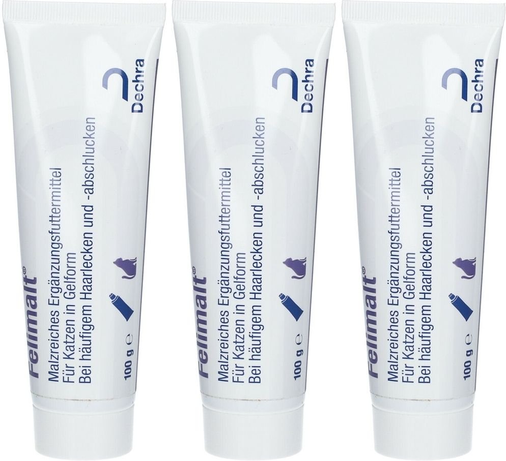 Felimalt Gel Ergänzungsfuttermittel f.Katzen 3er-Pack 3x100 g