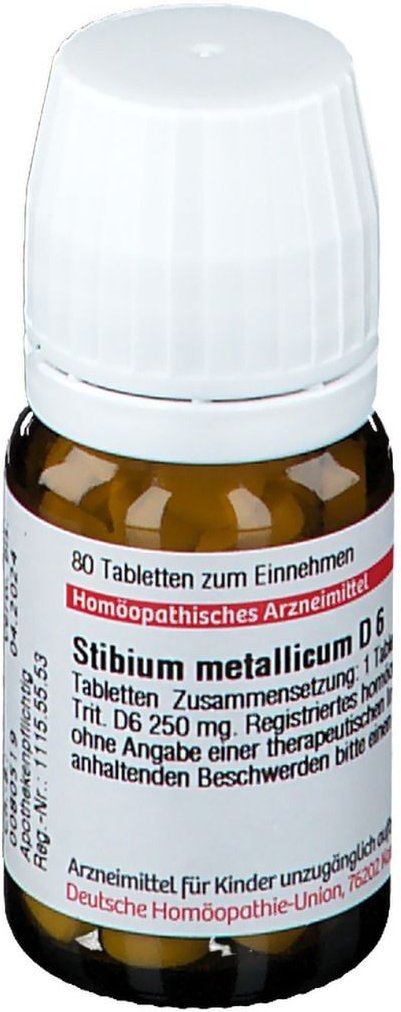 DHU Stibium metallicum D 6 Tabletten