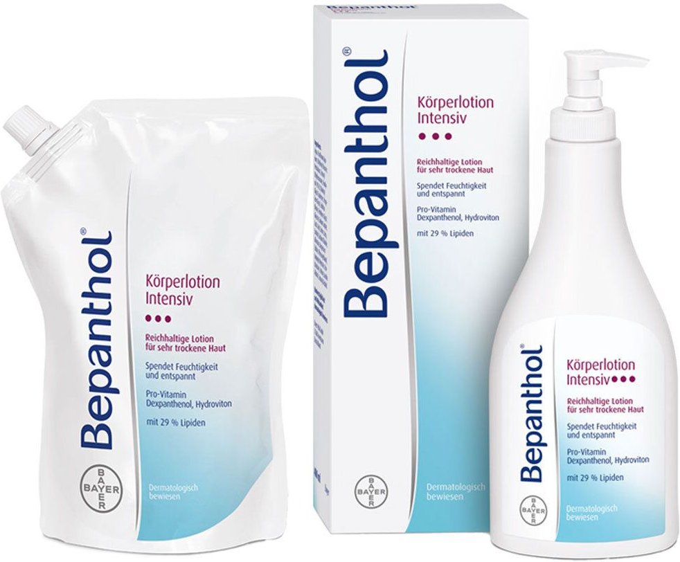 Thumbnail - Bepanthol Intensiv Körperlotion Spenderflasche + Nachfüllb 1 St Lotion