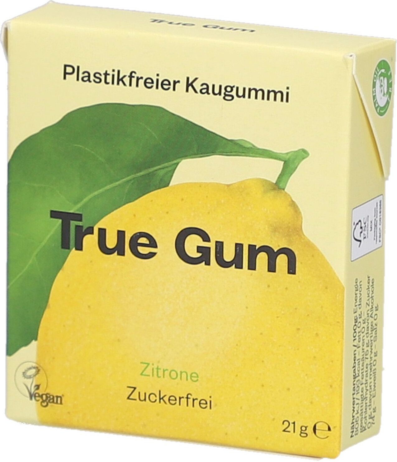 True Gum - Zitrone, 21g 21 g Kaugummis