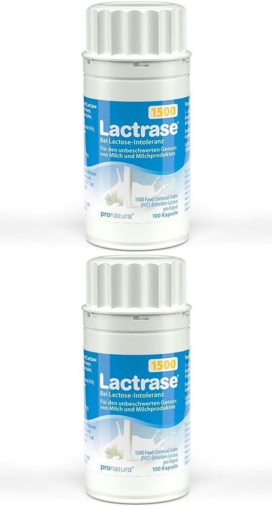Lactrase 1.500 FCC Kapseln 2x 2x100 St