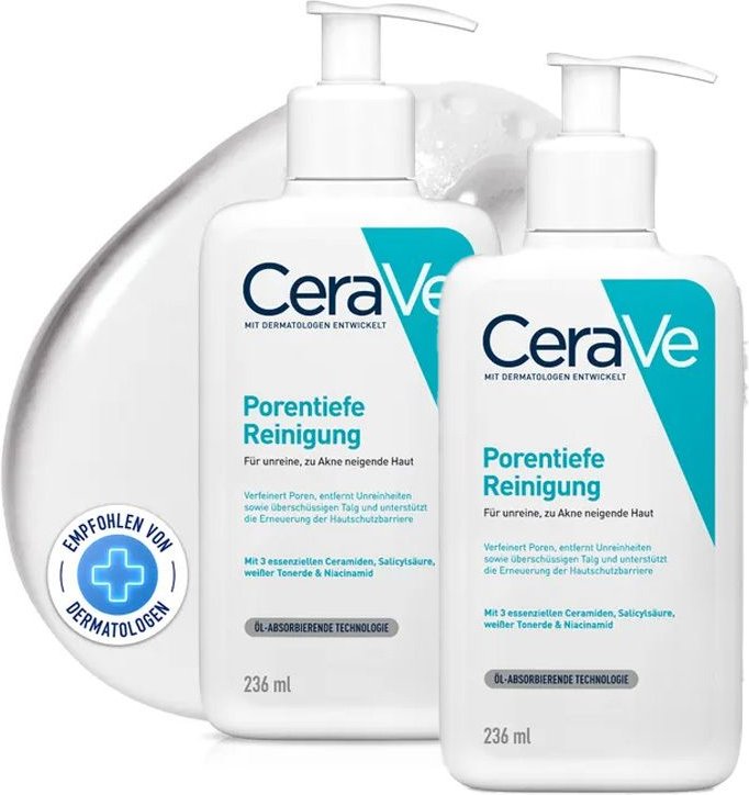 Cerave Porentiefe Reinigung x2 2x236 ml Gel