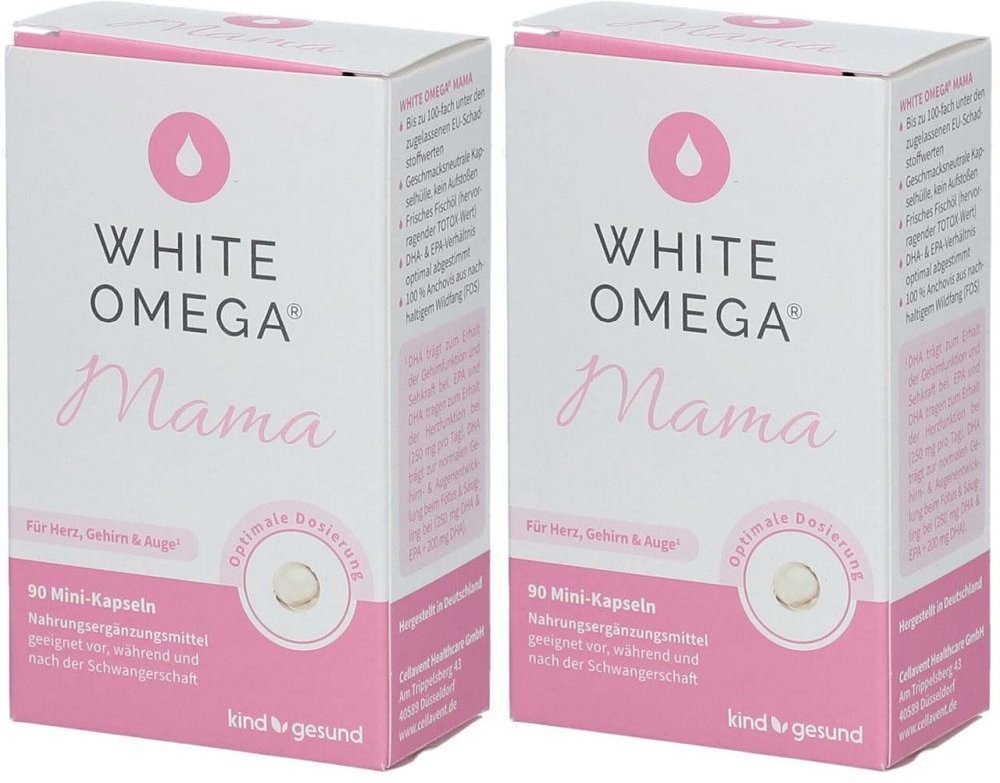 White Omega Pearlz Omega-3-Fettsäuren Weichkapseln x2 2x90 St