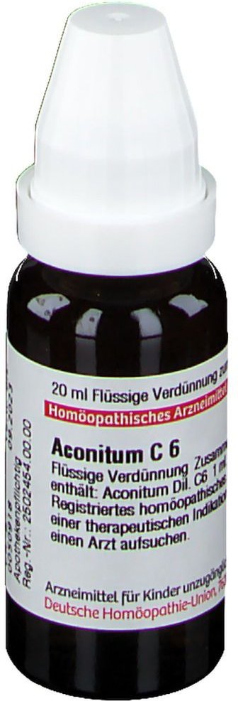 Aconitum C 6 Dilution 20 ml