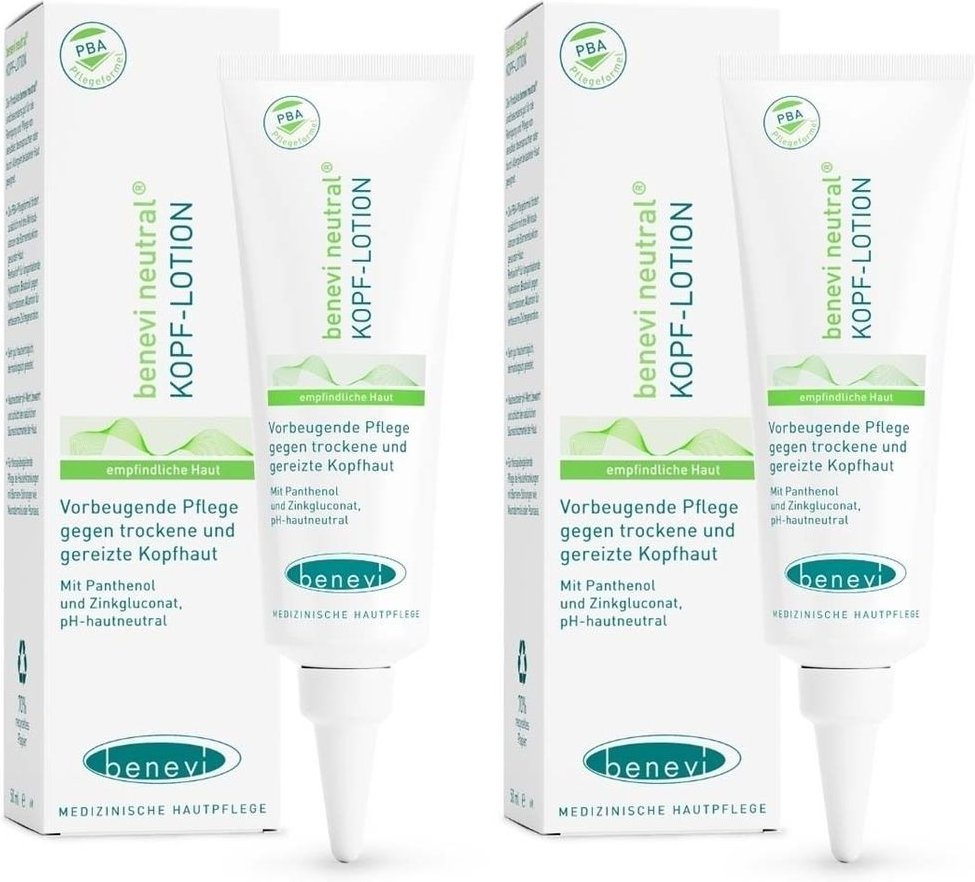 Benevi Neutral Kopf Lotion x2 2x50 ml Körperlotion