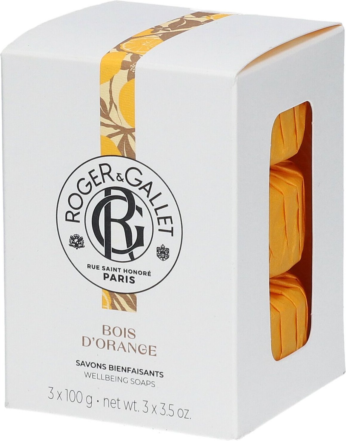 R&G Bois d'Orange Wohlfühl-Seifencoffret 3x100 g Seife