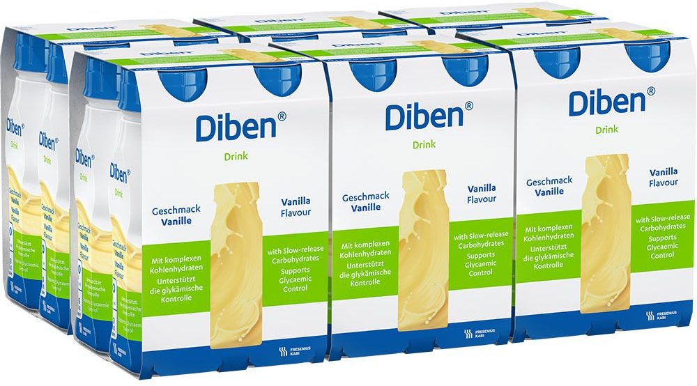Diben Drink Vanille 1.5 kcal/ml Trinkflasche 24x200 ml Flüssigkeit