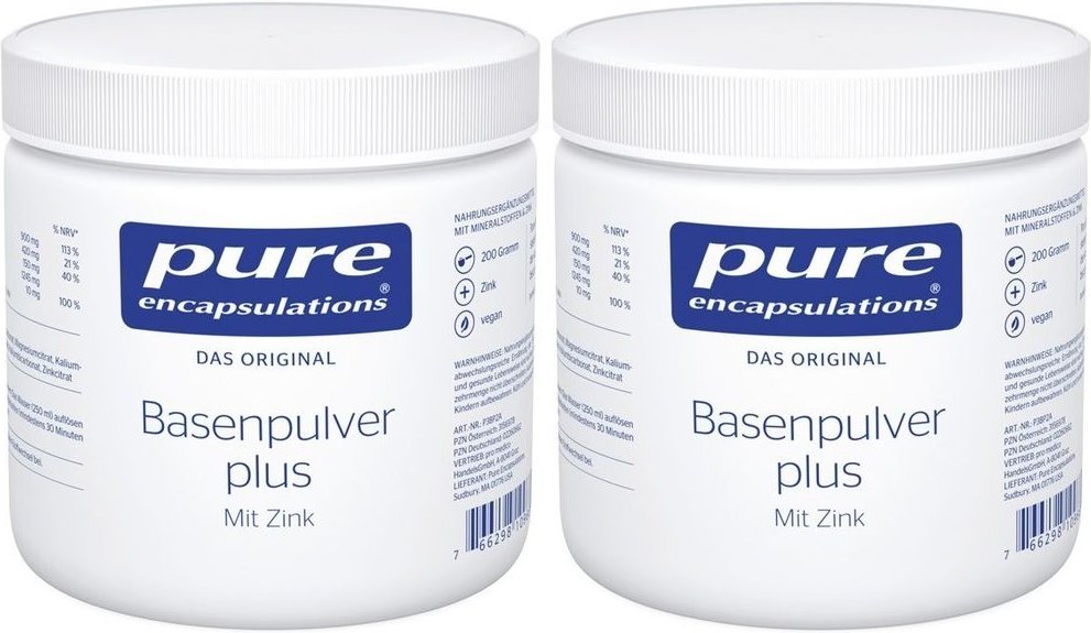Pure Encapsulations Basenpulver plus 365 Plv. 2x 2x200 g Pulver