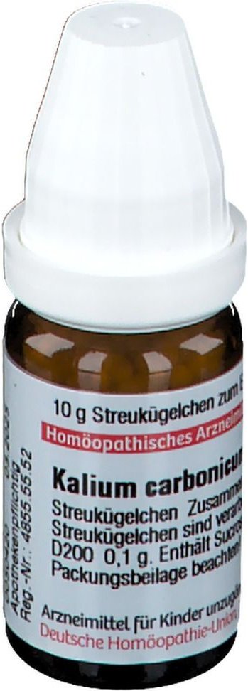 Kalium Carbonicum D 200 Globuli 10 g