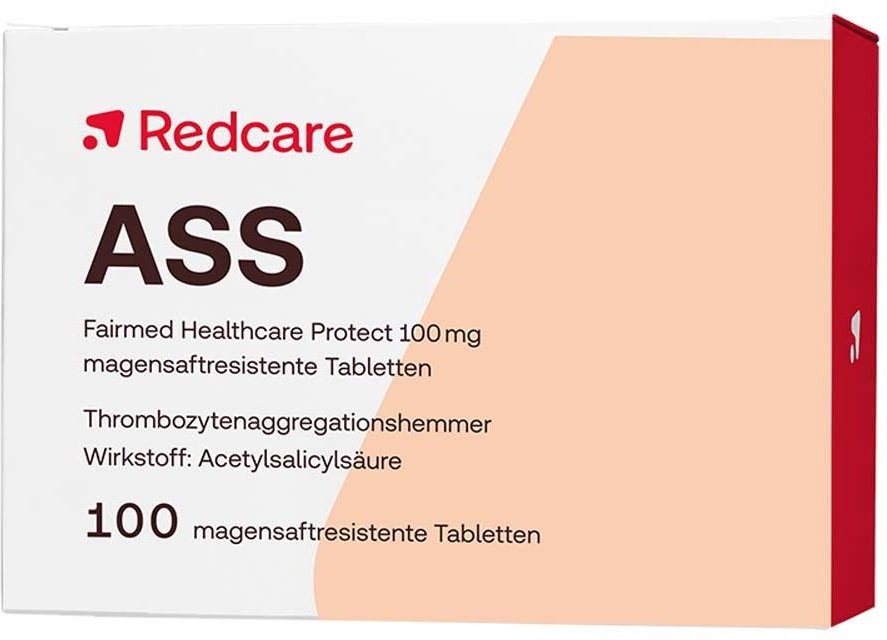 ASS Fairmed Healthcare Protect 100 mg TMR Redcare St Tabletten magensaftresistent