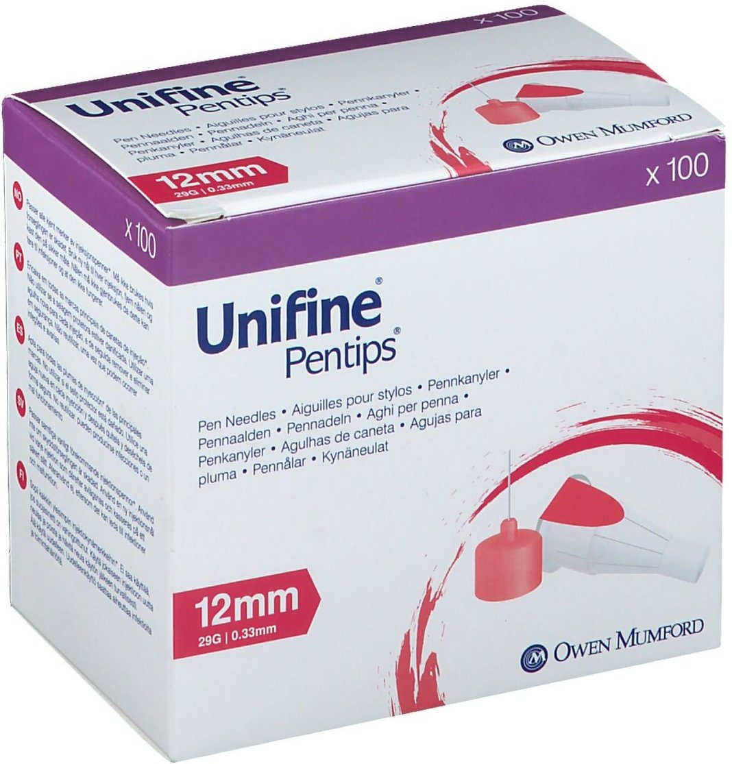 Unifine Pentips 12 mm 29 G Kanüle