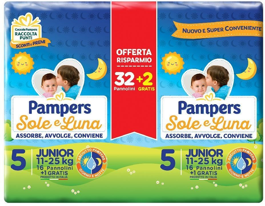 Pampers Sole&Luna Trio J 48Pz 48 St Windeln