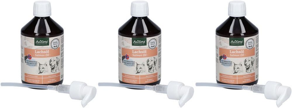 AniForte Lachsöl 500 ml x3 3x500 Öl