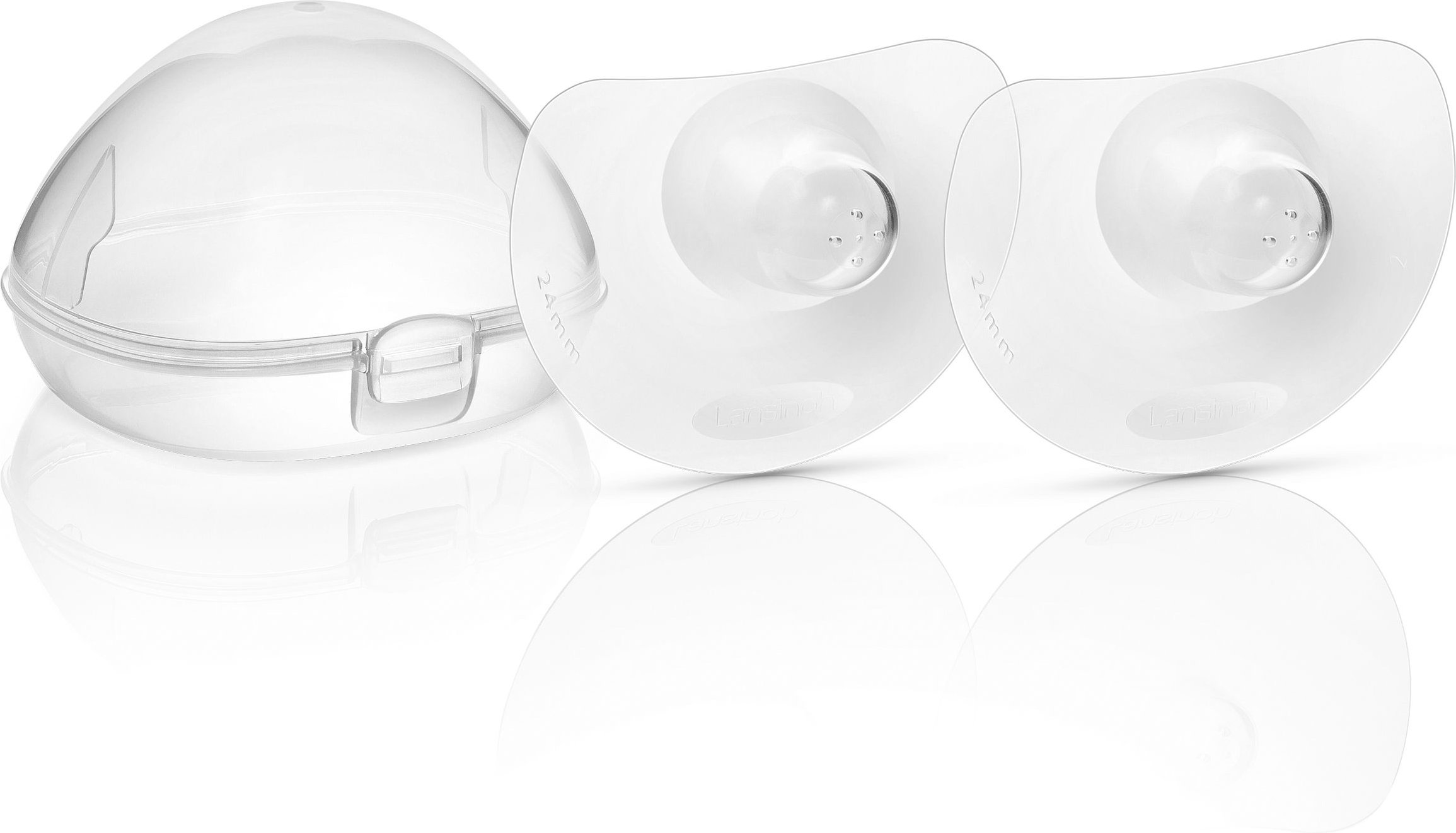 Lansinoh Stillhütchen 24 mm 2 St Brusthütchen, -hauben, -schalen