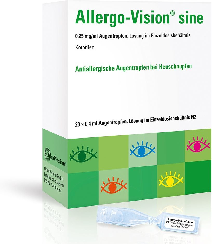 Allergo-Vision sine Augentropfen im Einzeldosenbehältnis