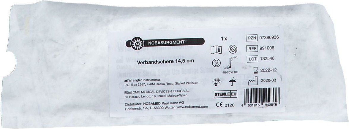 Verbandschere 14,5 cm 1 St Schere