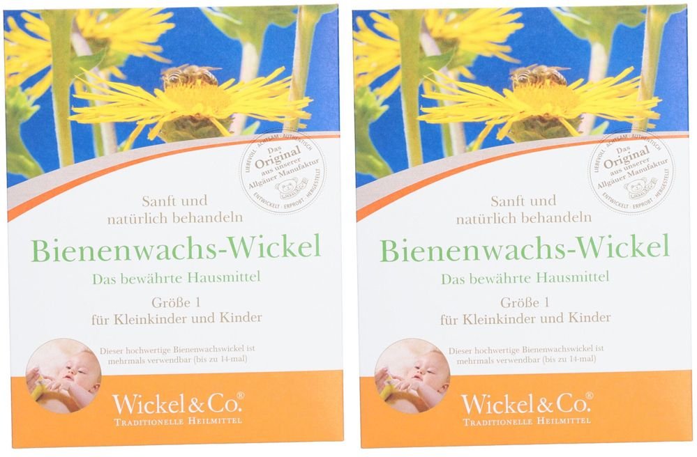 2x Bienenwachswickel; Gr. 1 2x1 St
