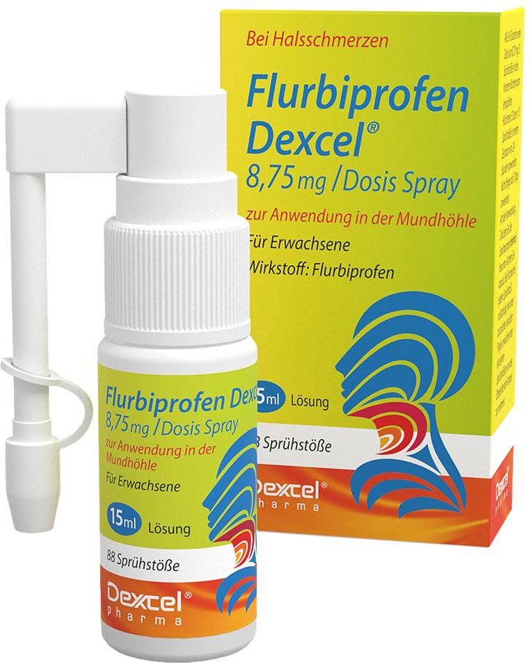 Flurbiprofen Dexcel 8,75 mg / Dosierspray Mundhöhle