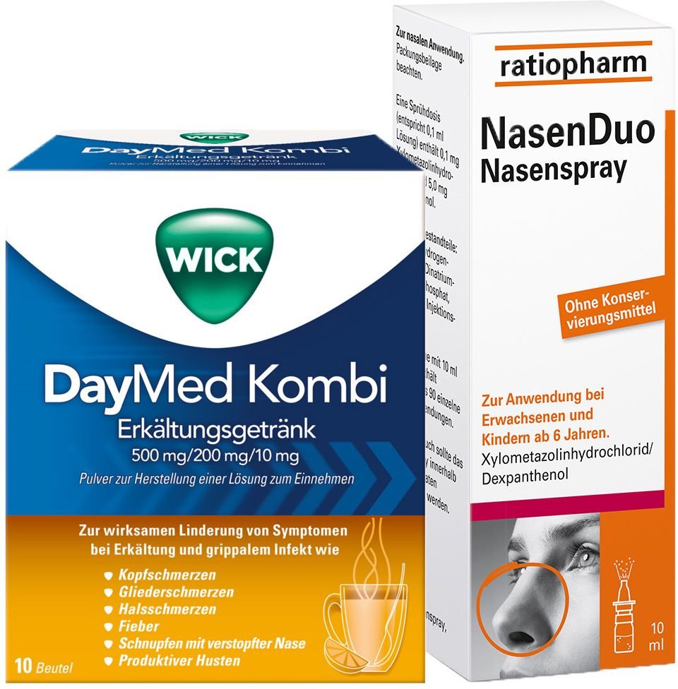 Schnupfenset Wick DayMed Kombi + Nasenduo Nasenspray 1 St Set