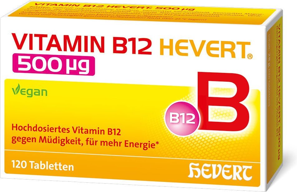 Vitamin B12 Hevert 500 µg Tabletten 120 St