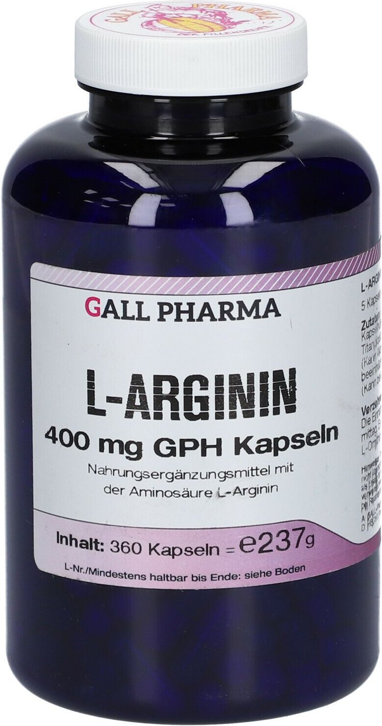 L-Arginin 400 mg Kapseln 360 St
