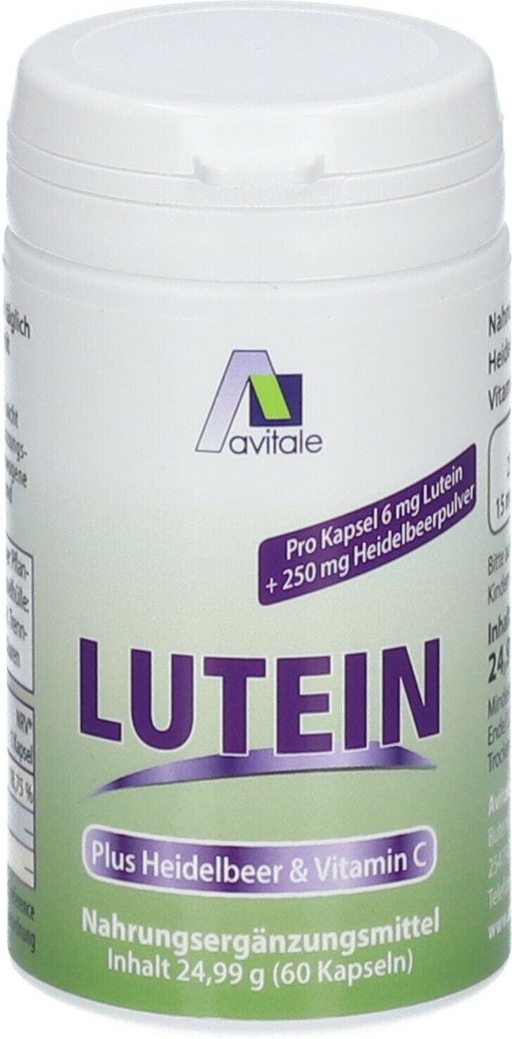 Lutein Kapseln 6 mg+Heidelbeer 60 St
