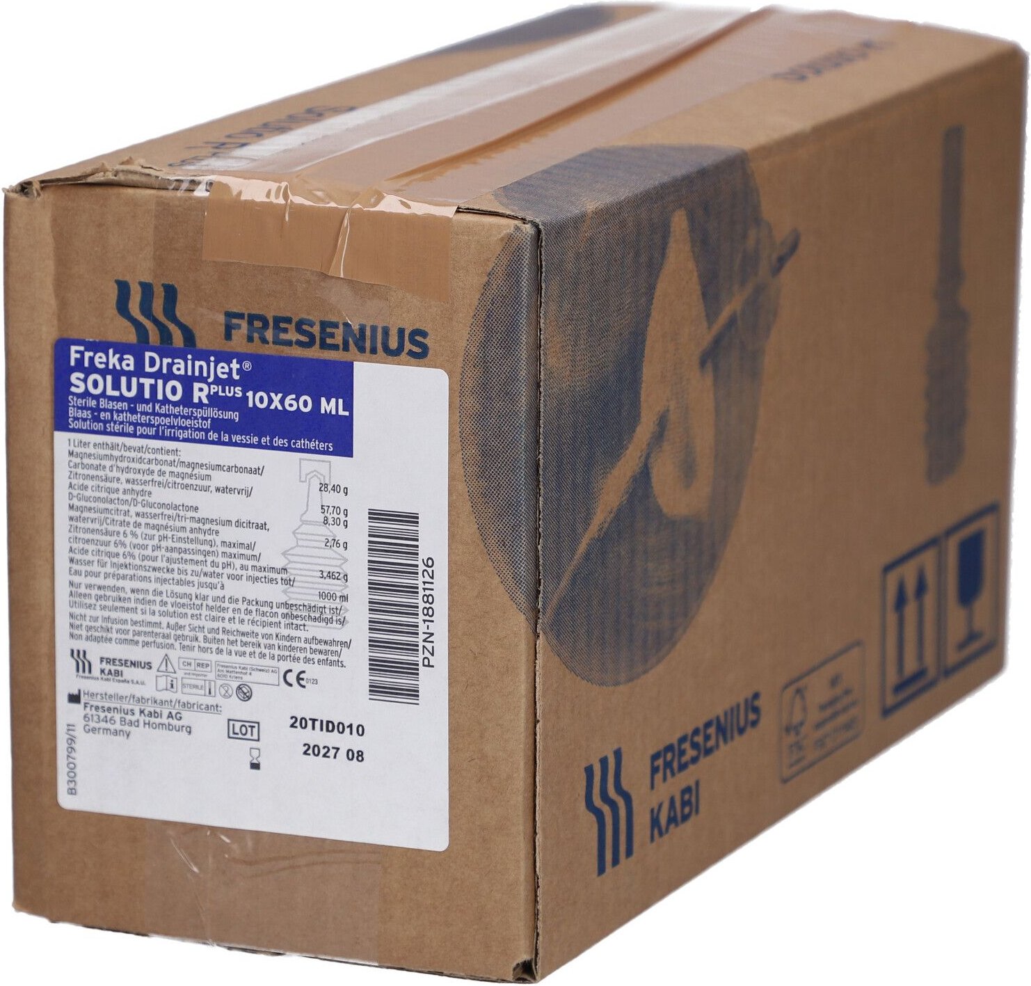 Freka Drainjet Solutio R Plus Flasche 10x60 ml Flaschen