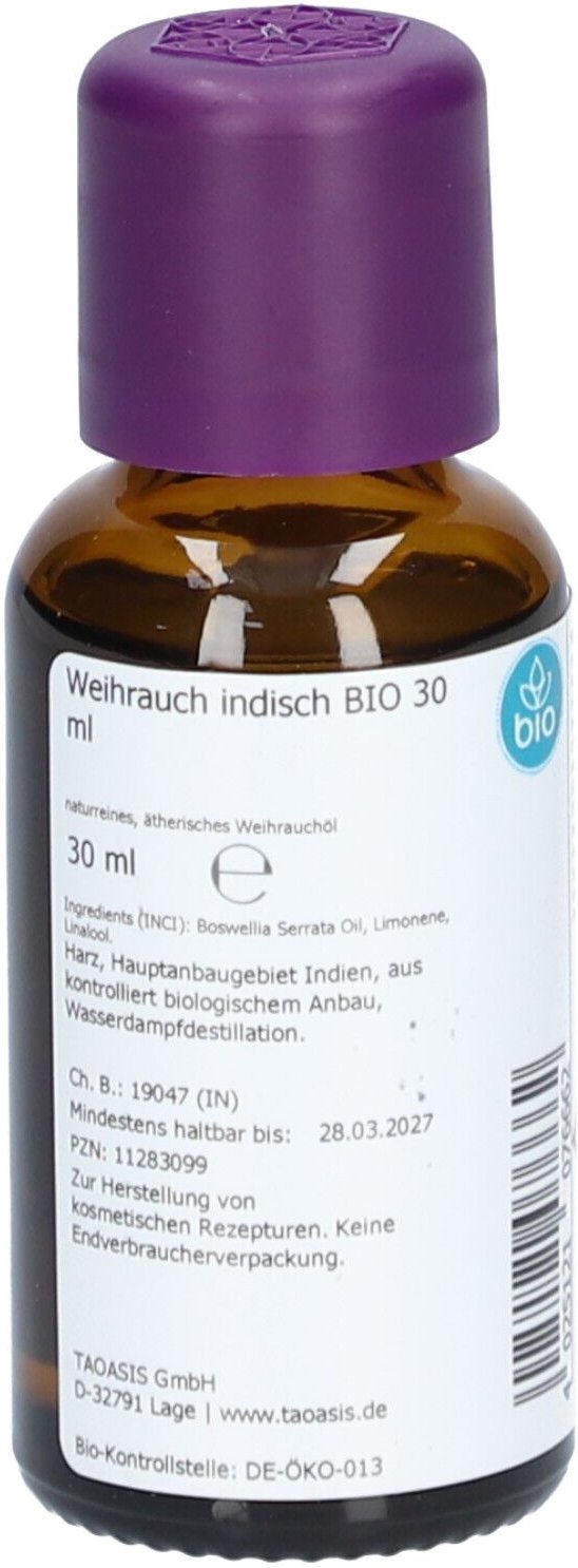 Weihrauch ÖL indisch Bio 30 ml Ätherisches Öl