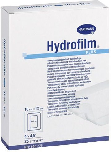 Hydrofilm Plus Transparentverband 10x12 cm 25 St Verband