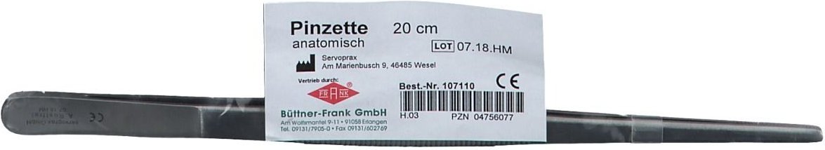 Pinzette anatomisch 20 cm 10