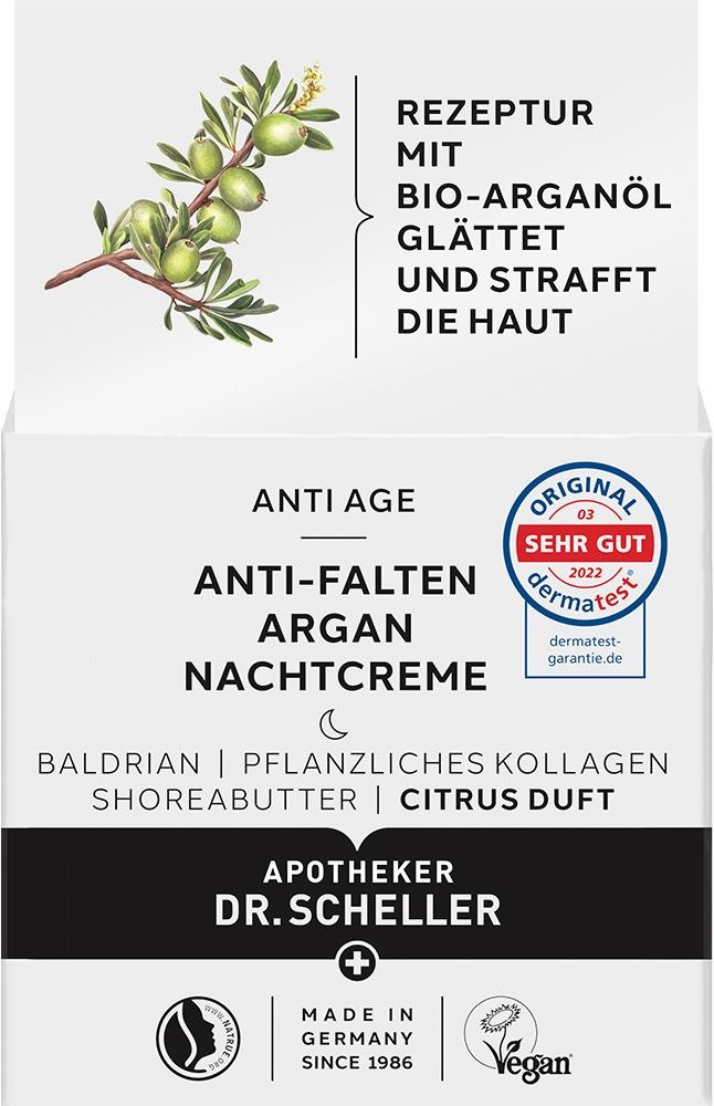 Dr.scheller Anti-Falten Argan Nachtpflege 50 ml Nachtcreme