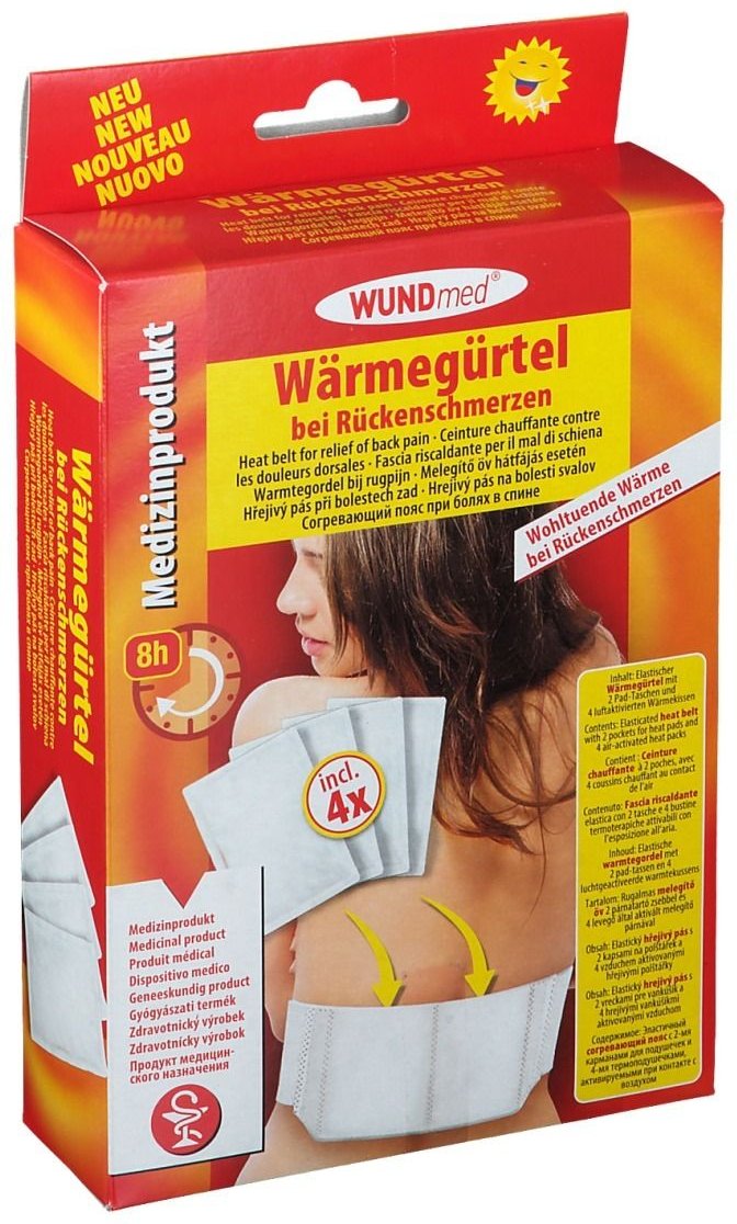 Thumbnail - Wärmegürtel mit 4 Wärmkissen einmalgebrauch 1 St Wärmekissen