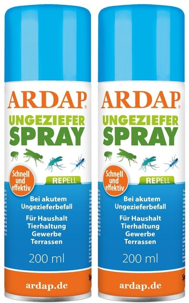 Ardap Repell Ungezieferspr x2 2x200 ml Spray