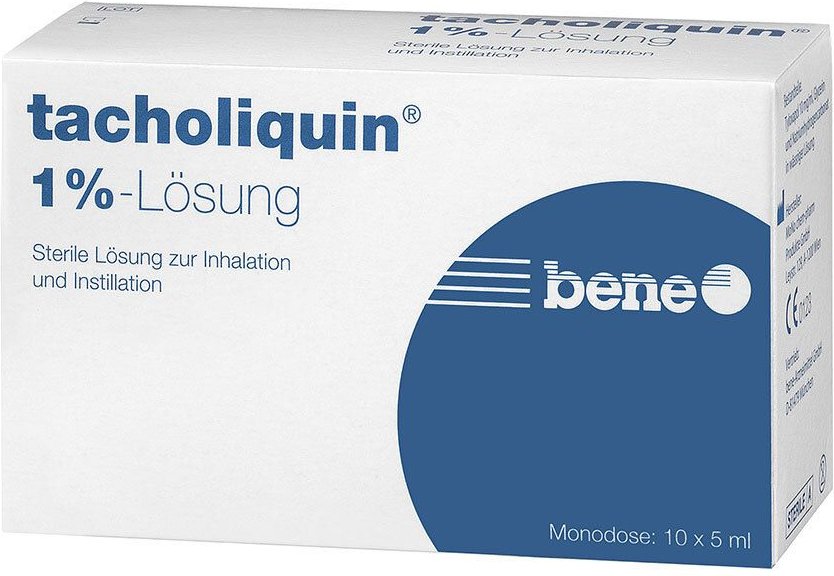Tacholiquin 1% Lösung für einen Vernebler Monodose 10x5 ml