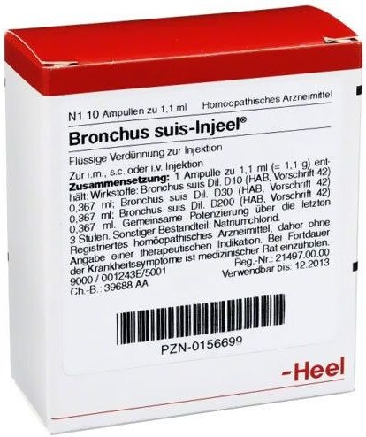 Bronchus suis Injeel Ampullen 10 St