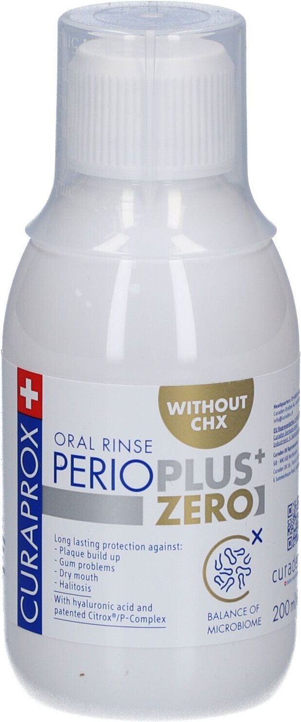 Thumbnail - Curaprox perio Plus+ zero Mundspülung ohne CHX 200 ml Mundwasser