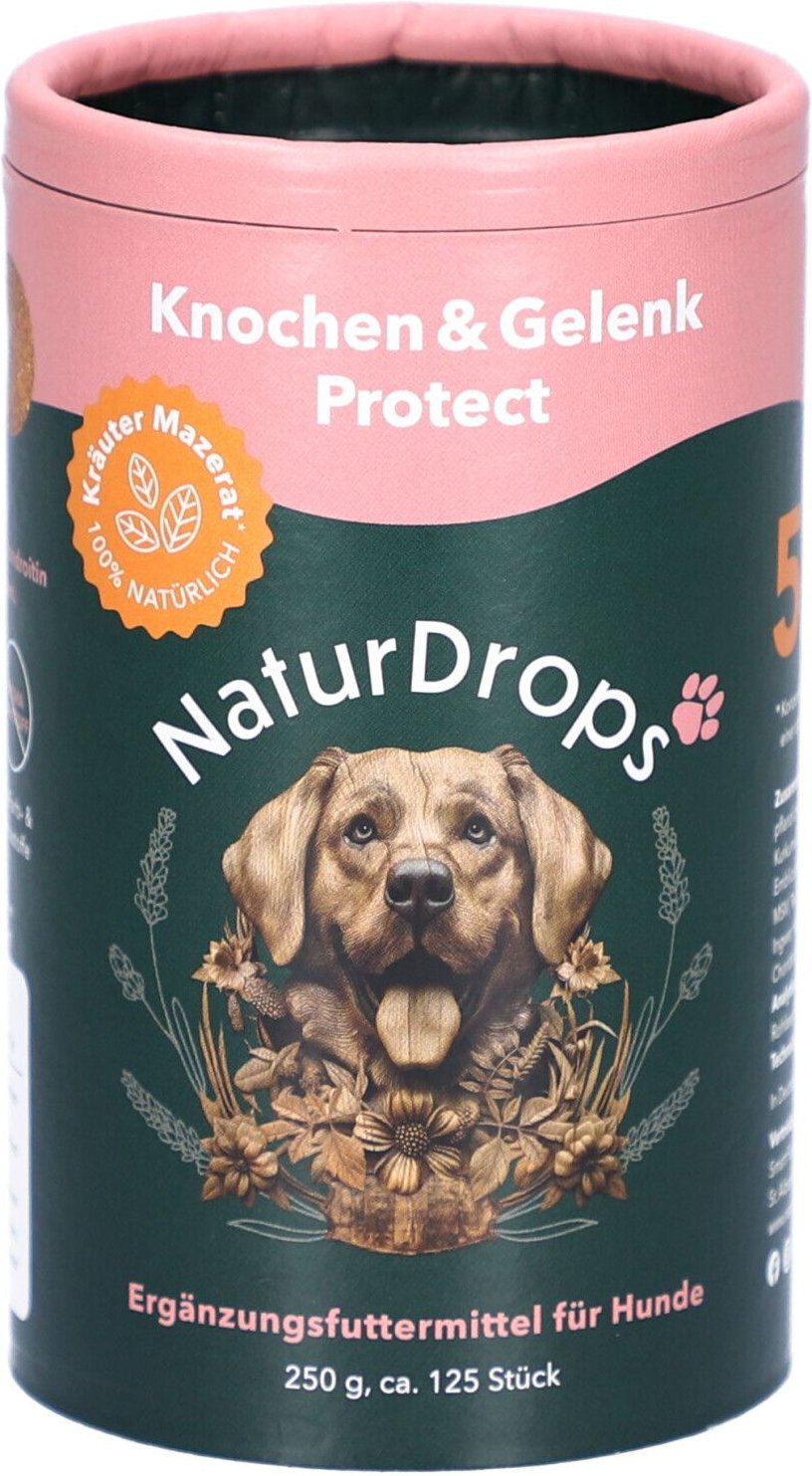 Naturdrops Knochen & Gelenk Protect f.Hunde 250 g Futter