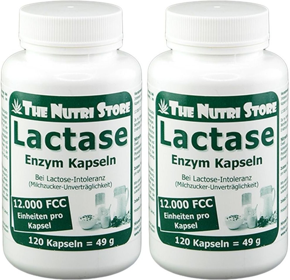Lactase 9.000 FCC Enzym Kapseln 2x 2x90 St