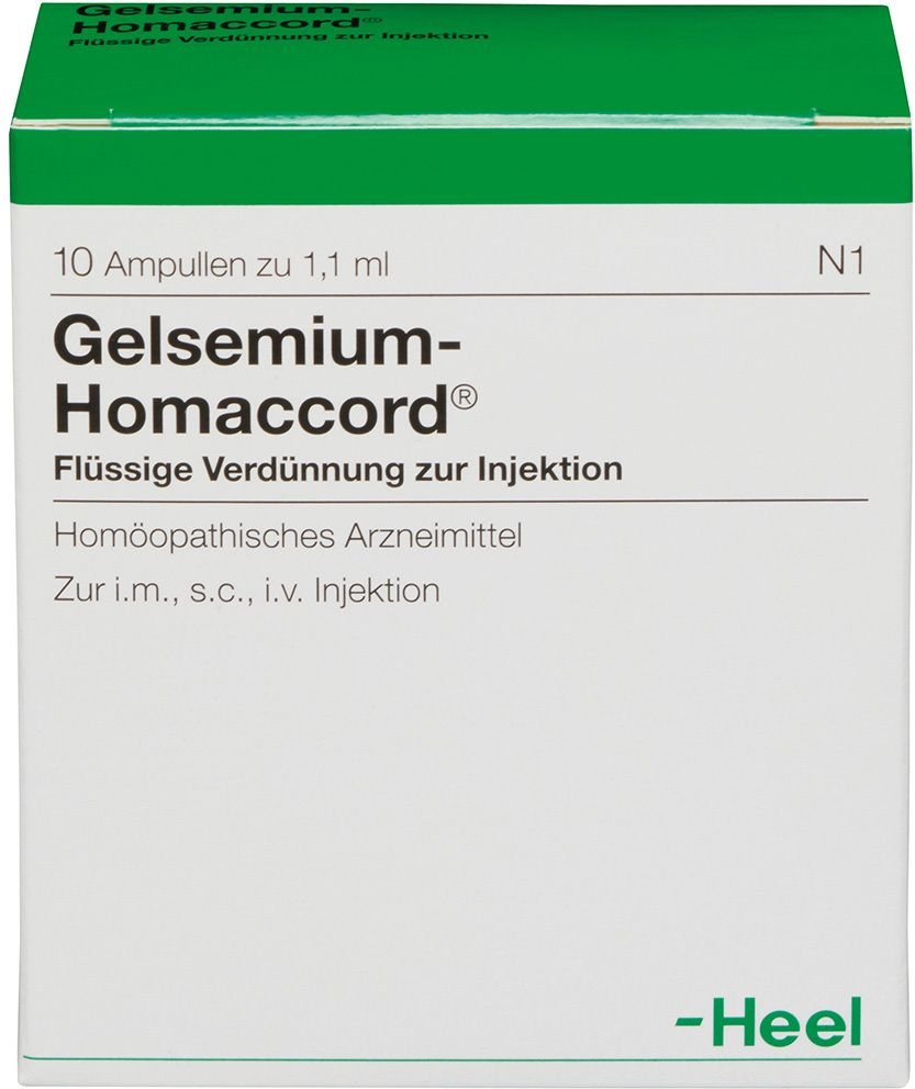 Gelsemium Homaccord Ampullen 10 St