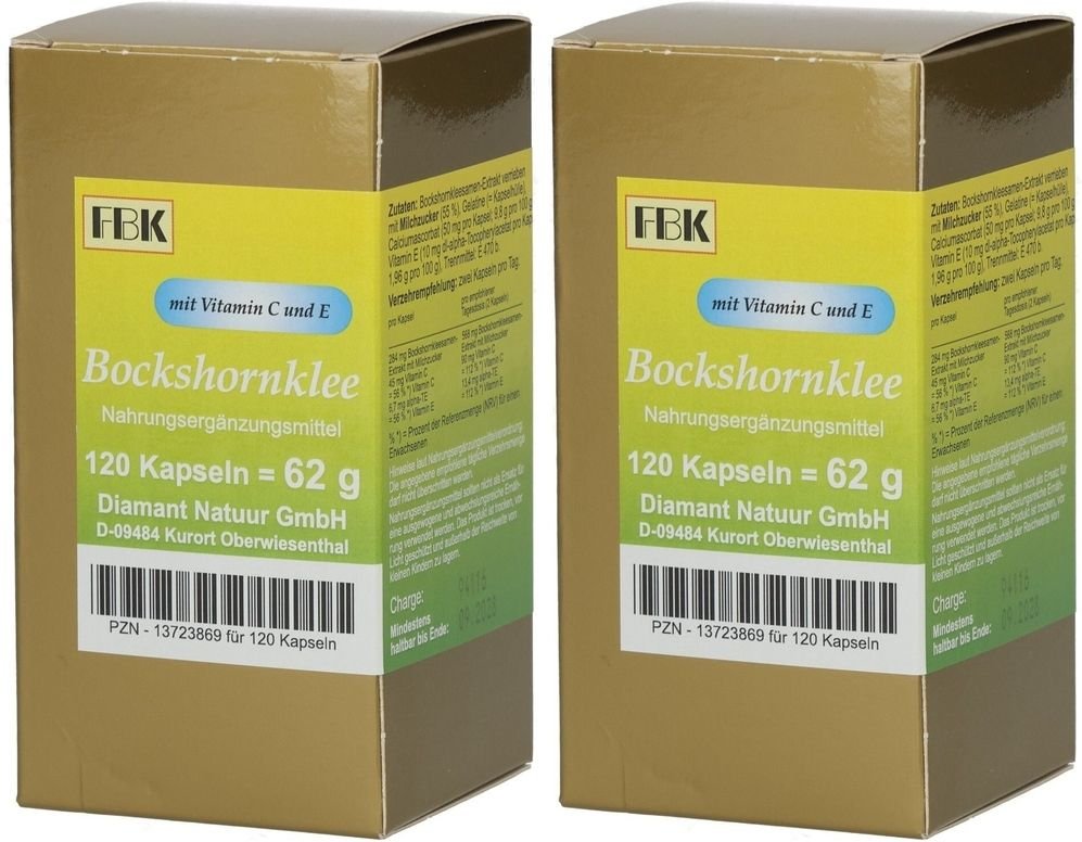 Bockshornklee Kapseln 2x 2x120 St